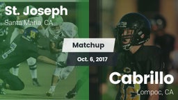 Matchup: St. Joseph vs. Cabrillo  2017