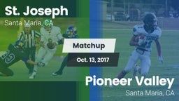 Matchup: St. Joseph vs. Pioneer Valley  2017