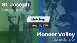 Matchup: St. Joseph vs. Pioneer Valley  2018