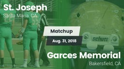 Matchup: St. Joseph vs. Garces Memorial  2018