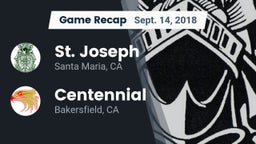 Recap: St. Joseph  vs. Centennial  2018