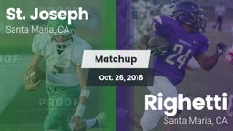 Matchup: St. Joseph vs. Righetti  2018