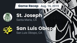 Recap: St. Joseph  vs. San Luis Obispo  2019