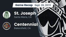 Recap: St. Joseph  vs. Centennial  2019