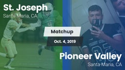Matchup: St. Joseph vs. Pioneer Valley  2019