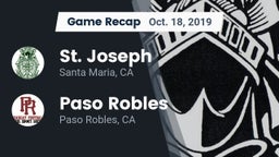 Recap: St. Joseph  vs. Paso Robles  2019