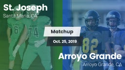 Matchup: St. Joseph vs. Arroyo Grande  2019