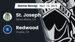 Recap: St. Joseph  vs. Redwood  2019