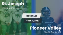 Matchup: St. Joseph vs. Pioneer Valley  2020