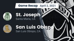 Recap: St. Joseph  vs. San Luis Obispo  2021