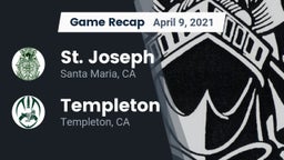 Recap: St. Joseph  vs. Templeton  2021