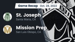 Recap: St. Joseph  vs. Mission Prep 2022