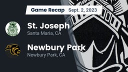 Recap: St. Joseph  vs. Newbury Park  2023