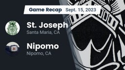 Recap: St. Joseph  vs. Nipomo  2023