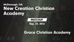 Matchup: New Creations Christ vs. Grace Christian Academy 2016