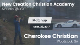 Matchup: New Creations Christ vs. Cherokee Christian  2017