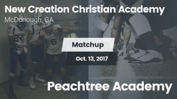Matchup: New Creations Christ vs. Peachtree Academy 2017