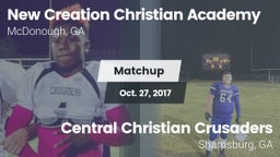 Matchup: New Creations Christ vs. Central Christian Crusaders 2017