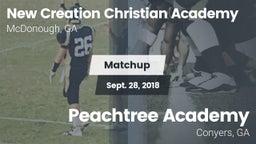 Matchup: New Creations Christ vs. Peachtree Academy 2018