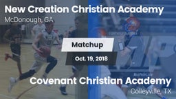 Matchup: New Creations Christ vs. Covenant Christian Academy 2018