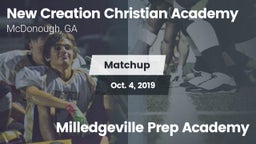 Matchup: New Creations Christ vs. Milledgeville Prep Academy 2019