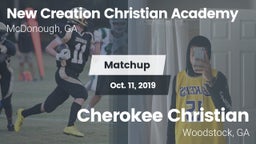 Matchup: New Creations Christ vs. Cherokee Christian  2019