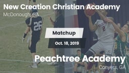 Matchup: New Creations Christ vs. Peachtree Academy 2019