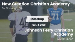 Matchup: New Creations Christ vs. Johnson Ferry Christian Academy 2020