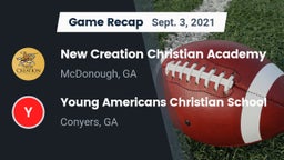Recap: New Creation Christian Academy vs. Young Americans Christian School 2021
