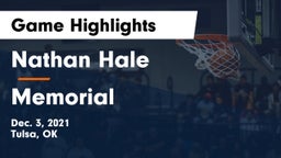 Nathan Hale  vs Memorial  Game Highlights - Dec. 3, 2021