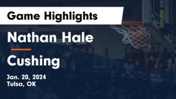 Nathan Hale  vs Cushing  Game Highlights - Jan. 20, 2024