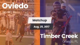 Matchup: Oviedo vs. Timber Creek  2017