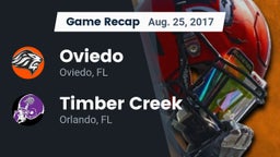 Recap: Oviedo  vs. Timber Creek  2017