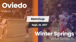 Matchup: Oviedo vs. Winter Springs  2017