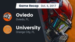 Recap: Oviedo  vs. University  2017