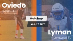Matchup: Oviedo vs. Lyman  2017