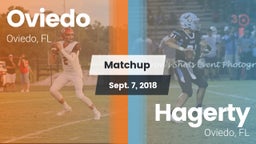 Matchup: Oviedo vs. Hagerty  2018