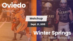 Matchup: Oviedo vs. Winter Springs  2018