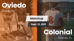 Matchup: Oviedo vs. Colonial  2019