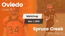 Matchup: Oviedo vs. Spruce Creek  2019