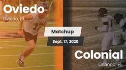Matchup: Oviedo vs. Colonial  2020