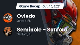 Recap: Oviedo  vs. Seminole  - Sanford 2021