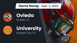 Recap: Oviedo  vs. University  2022