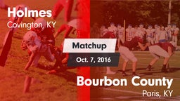 Matchup: Holmes vs. Bourbon County  2016