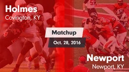 Matchup: Holmes vs. Newport  2016