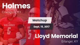 Matchup: Holmes vs. Lloyd Memorial  2017