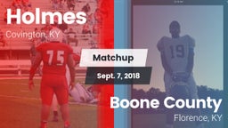 Matchup: Holmes vs. Boone County  2018