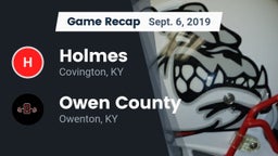 Recap: Holmes  vs. Owen County  2019