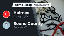 Recap: Holmes  vs. Boone County  2019