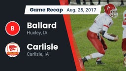 Recap: Ballard  vs. Carlisle  2017